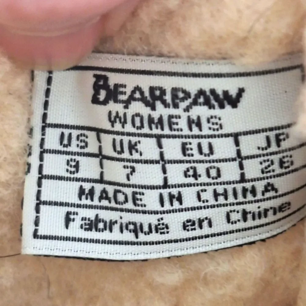 BEARPAW Eva Classic Suede Boot Wool Sherpa Lined Hickory 10